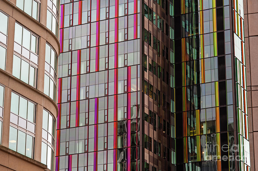 Downtown Seattle Building Abstract Photograph by Jim Corwin