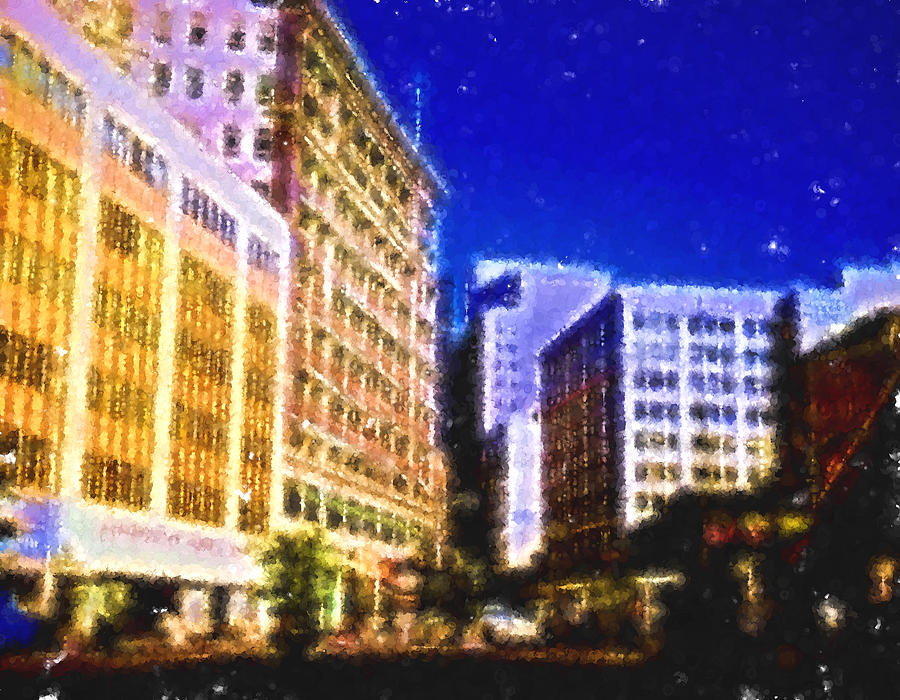 Downtown Seattle  Digital Art by Cathy Anderson