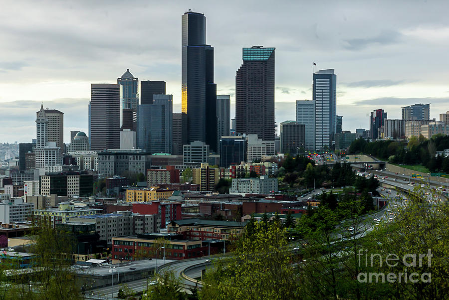 Downtown Seattle,Washington Photograph by Sal Ahmed