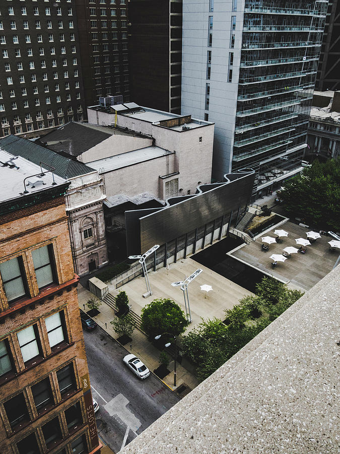Architecture Photograph - Downtown St. Louis From A Rooftop by Dylan Murphy Architecture Photograph - Downtown St. Louis From A Rooftop by Dylan Murphy