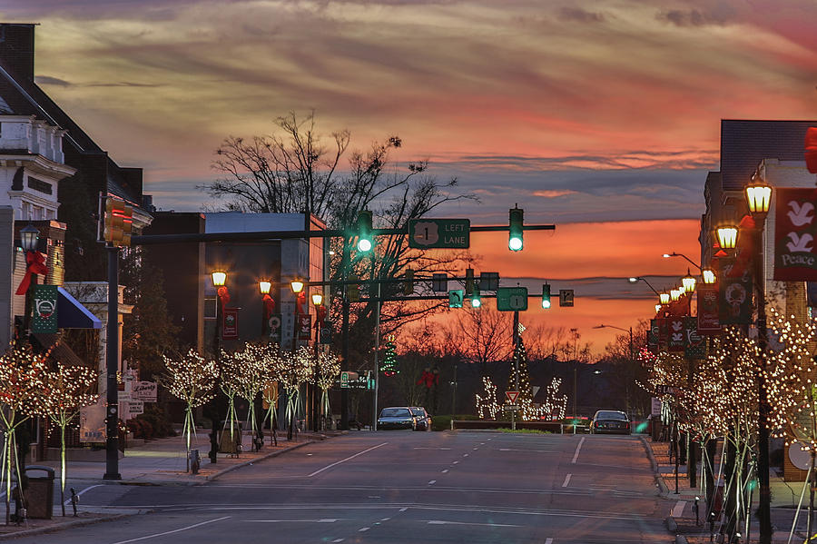 Downtown Sunset Photograph by Jimmy McDonald