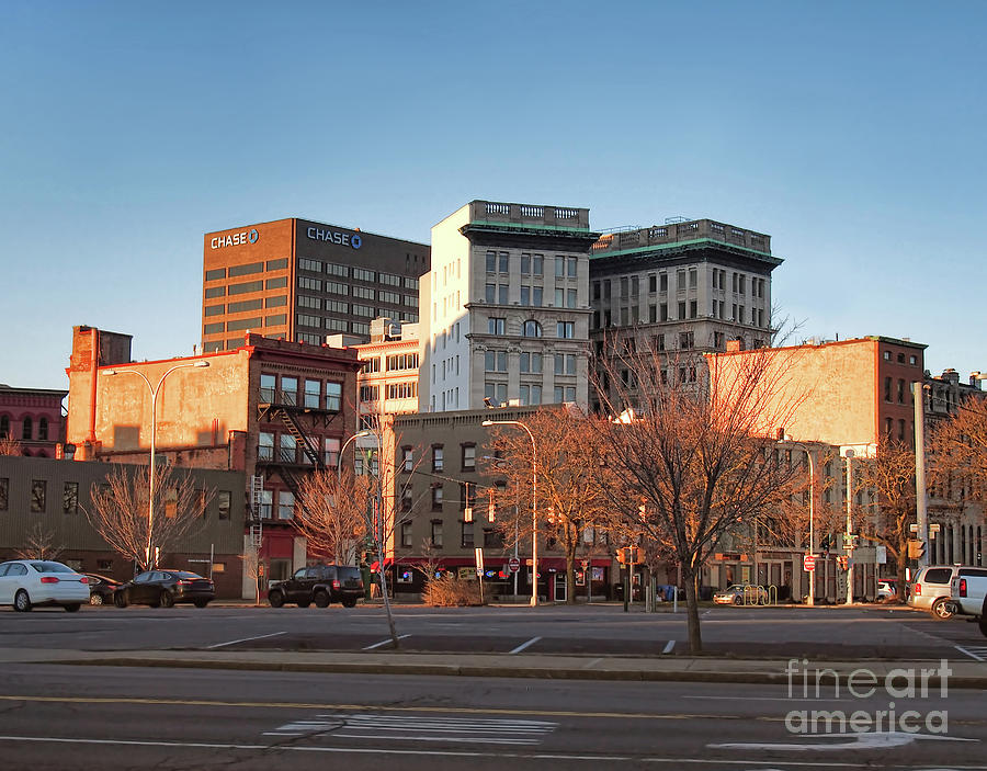 City Photograph - Downtown Syracuse by Debra Millet City Photograph - Downtown Syracuse by Debra Millet