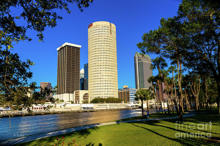Downtown Tampa Sykes and BBandT Buildings Photograph by Rene Triay FineArt Photos