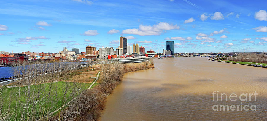 Downtown Toledo Panorama 0082 0083 Photograph by Jack Schultz