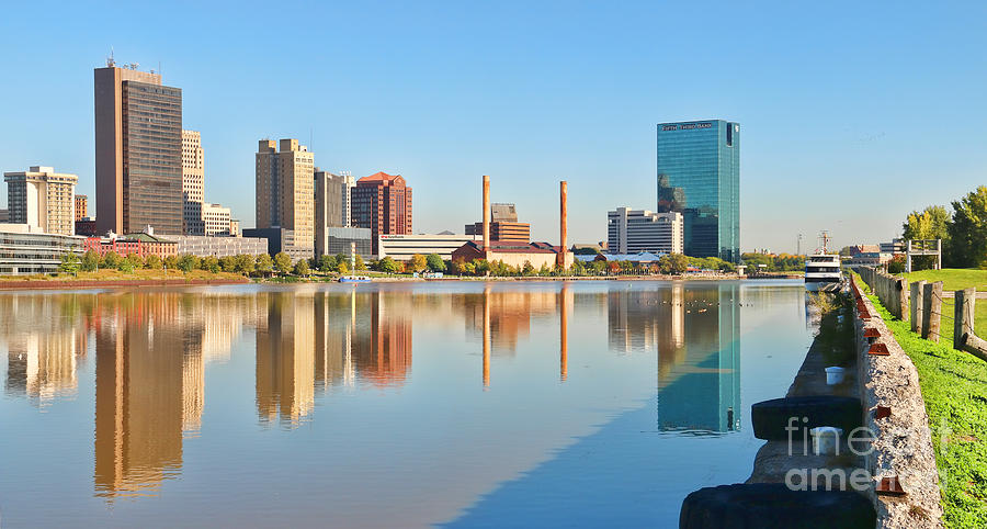 Downtown Toledo Panorama 0820 0821 Photograph by Jack Schultz
