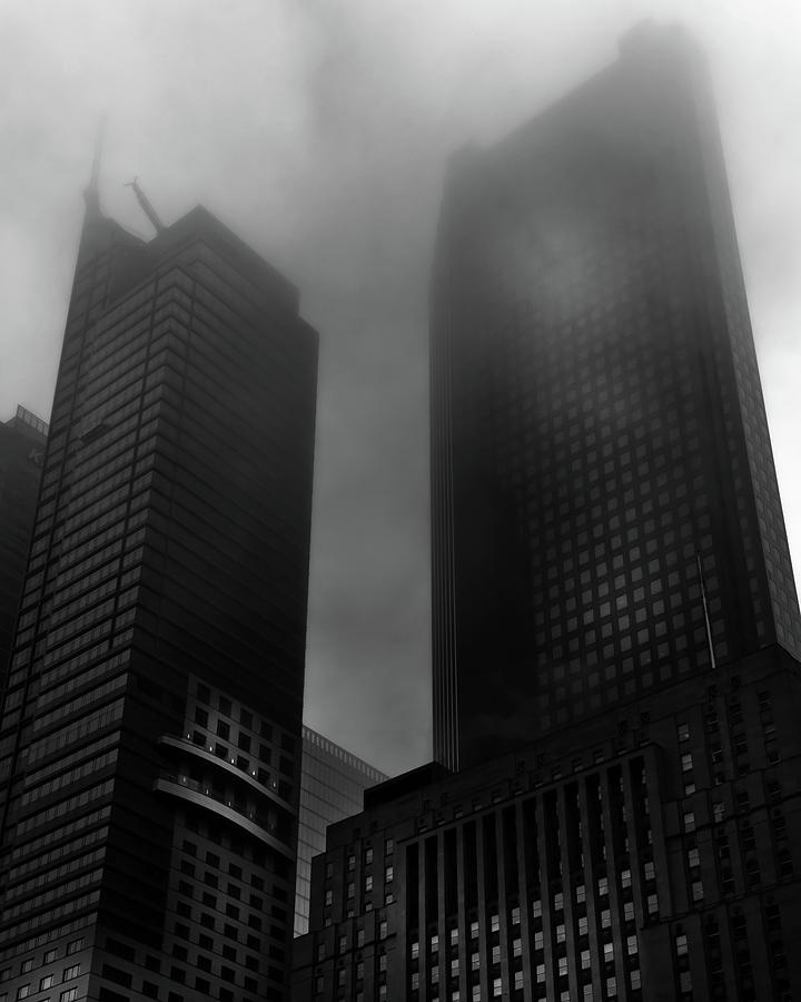 Downtown Toronto Fogfest No 2 Photograph by Brian Carson