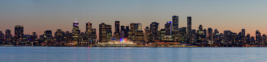 Downtown Vancouver from North Vancouver Photograph by Michael Russell
