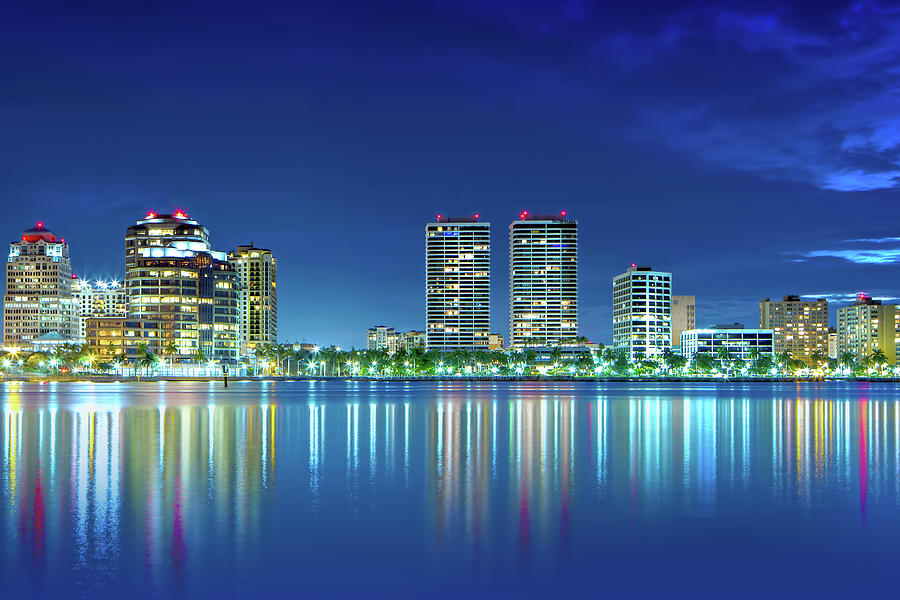 Downtown West Palm Beach  Photograph by Mark Andrew Thomas