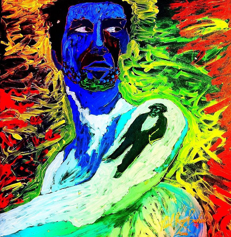 Doyle Bramhall  Painting by Neal Barbosa