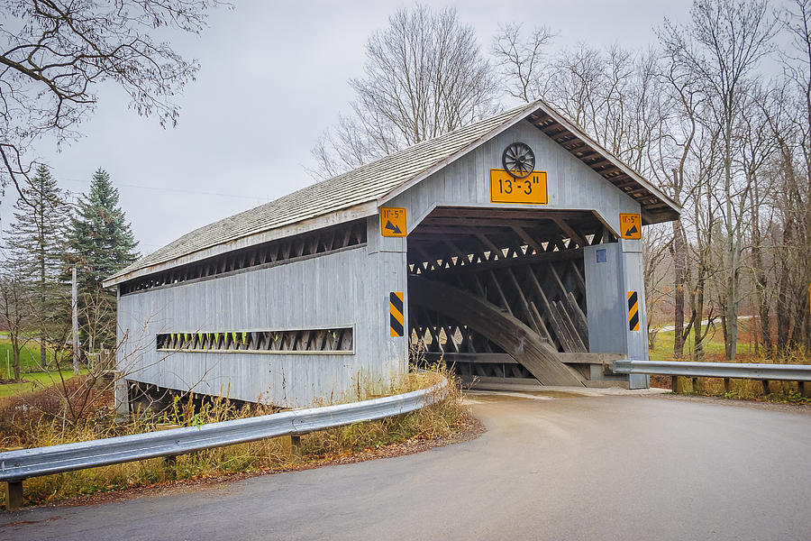 Doyle Rd Covered Bridge Photograph by Jack R Perry