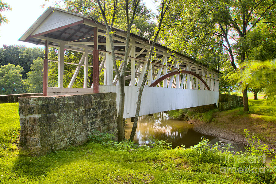 Dr. Knisley Covered Bridge Of Bedford PA Photograph by Adam Jewell