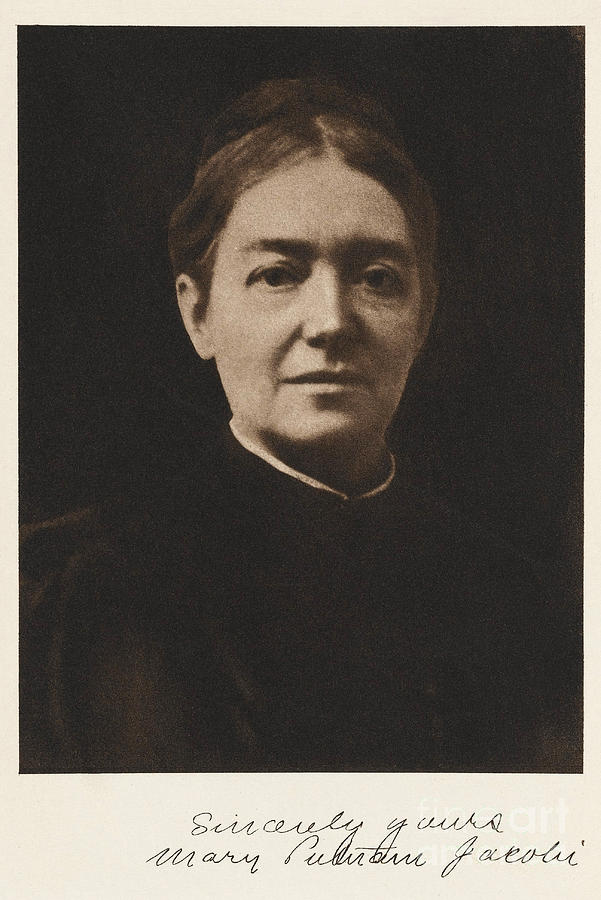 Dr. Mary Putnam Jacobi, Physician Photograph by Wellcome Images