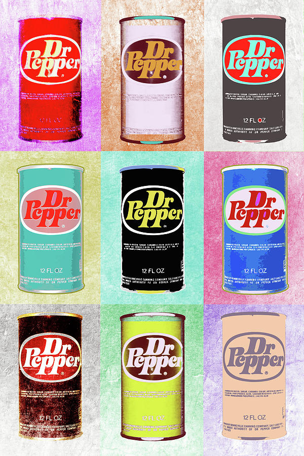 Andy Warhol Mixed Media - Dr. Pepper Pop Art Print Sort of Cool by Sort Of Cool