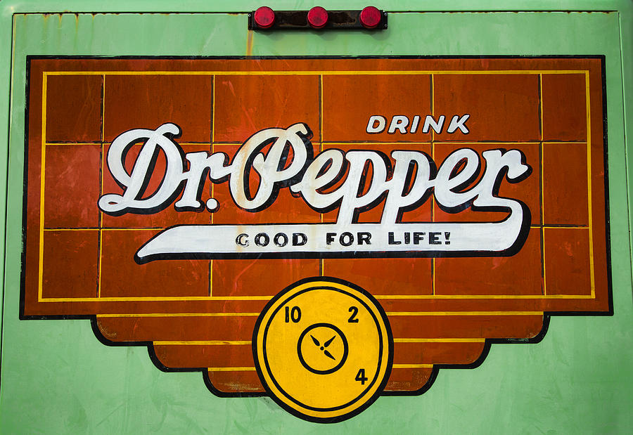 Dr Pepper Truck Sign Photograph