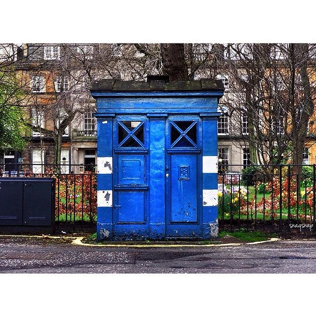 Blue Photograph - Dr Who? 
#police #phonebox #phonebooth by Saad Naqvi
