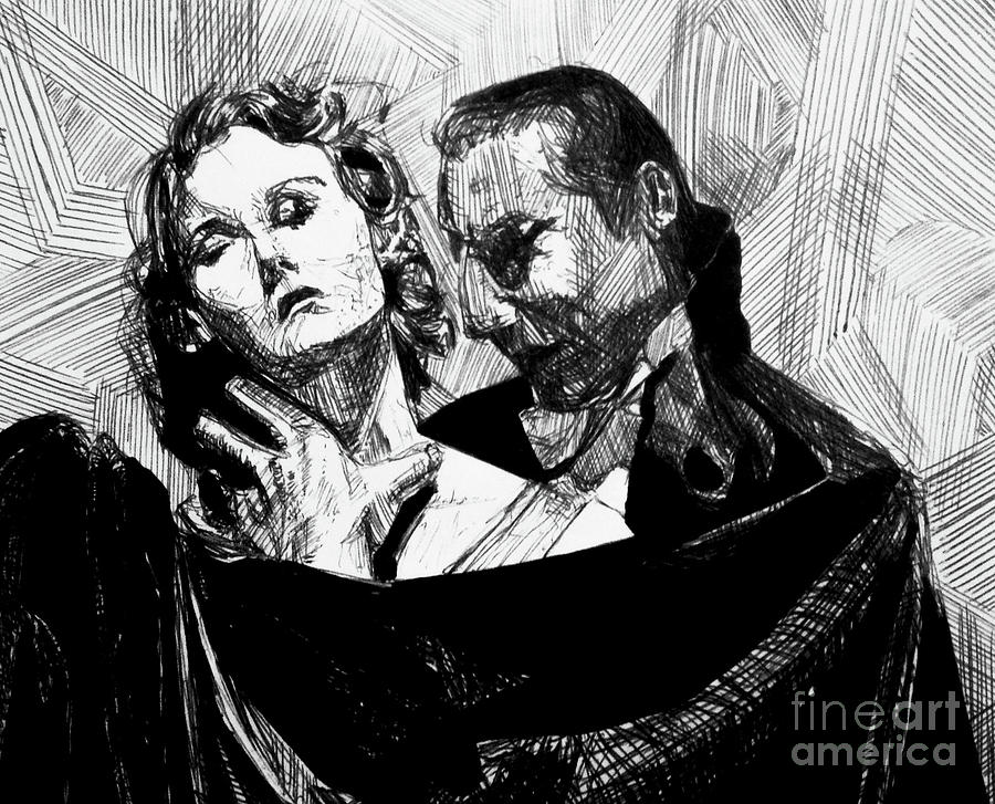 Dracula, Drawing by Athénaïs Wall | Artmajeur