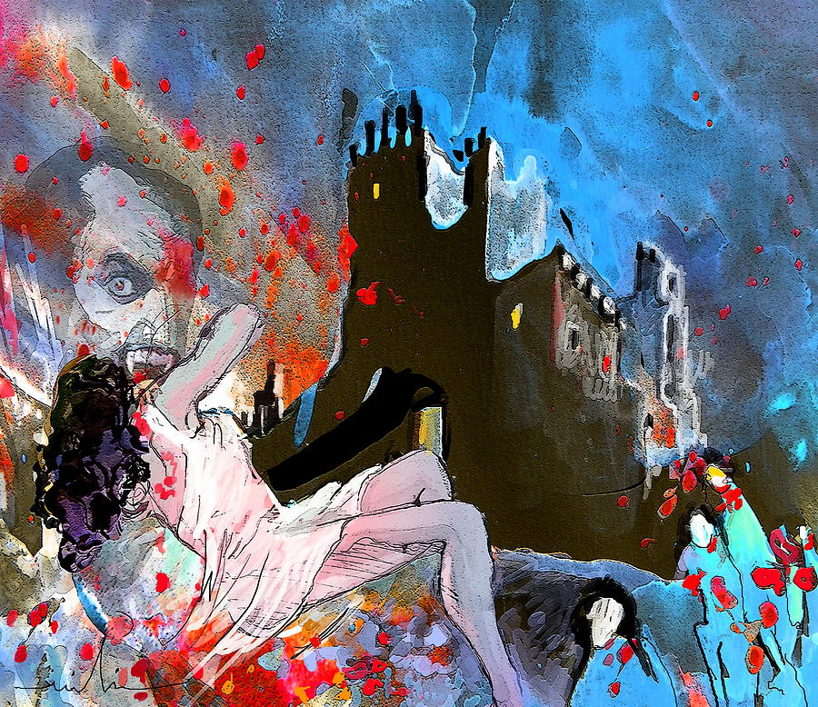 Dracula Painting by Miki De Goodaboom