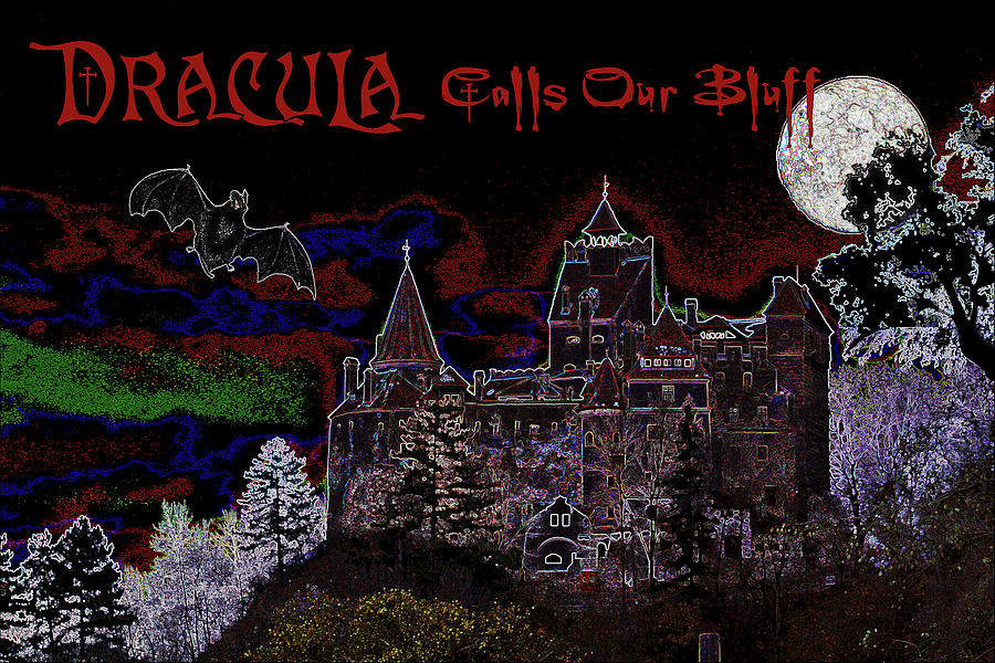 Draculas Castle Painting by Alan Lance Andersen