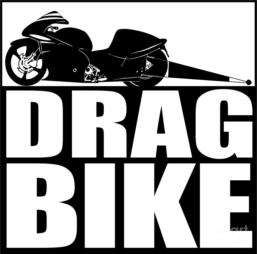 Drag Bike Digital Art by Jack Norton