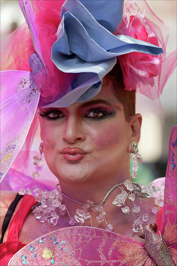 Drag Queen Gay  Pride Parade NYC 6 27 10 Photograph by Robert Ullmann