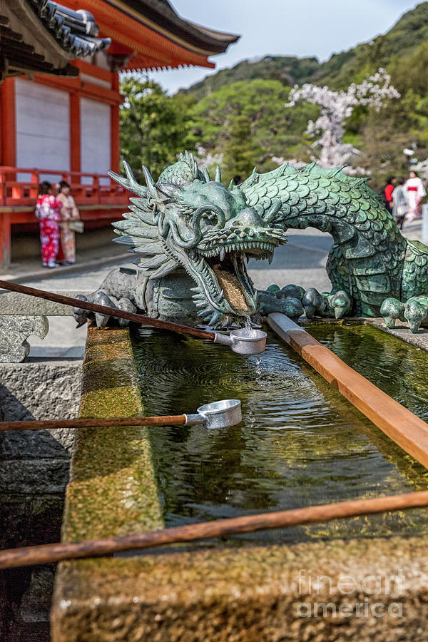 Dragon at Kiyomizudera Temple Photograph by Karen Jorstad