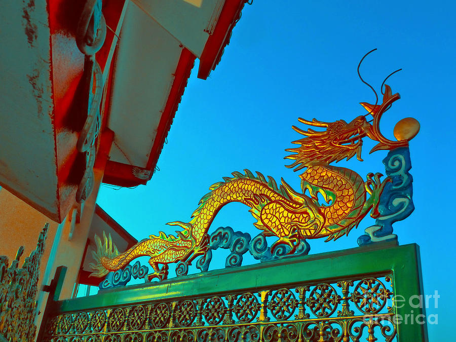 Dragon At The Gate Digital Art by Ian Gledhill