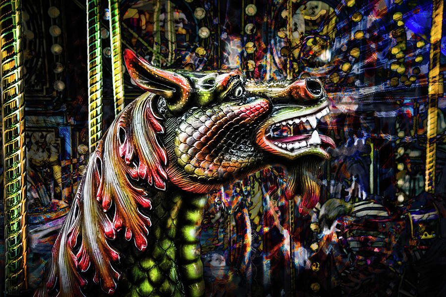 Dragon Carousel Photograph by Michael Arend