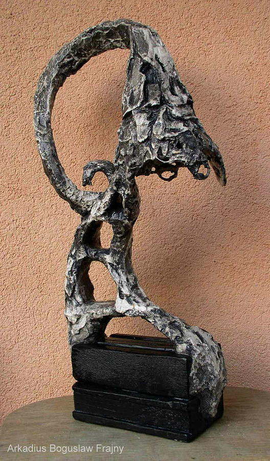 Lamp Sculpture - Dragon Clack - Standard Lamp by Frajny Arkadius Boguslaw