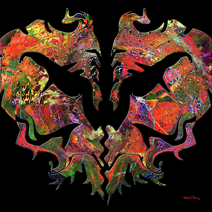 Dragon Dance Digital Art by Barbara Berney
