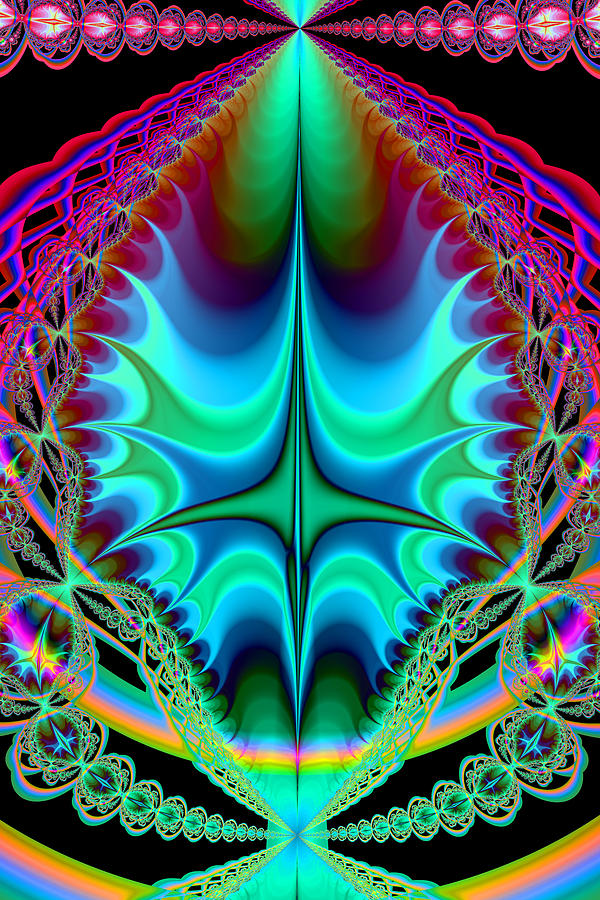 Abstract Digital Art - Dragon Egg by Frederic Durville