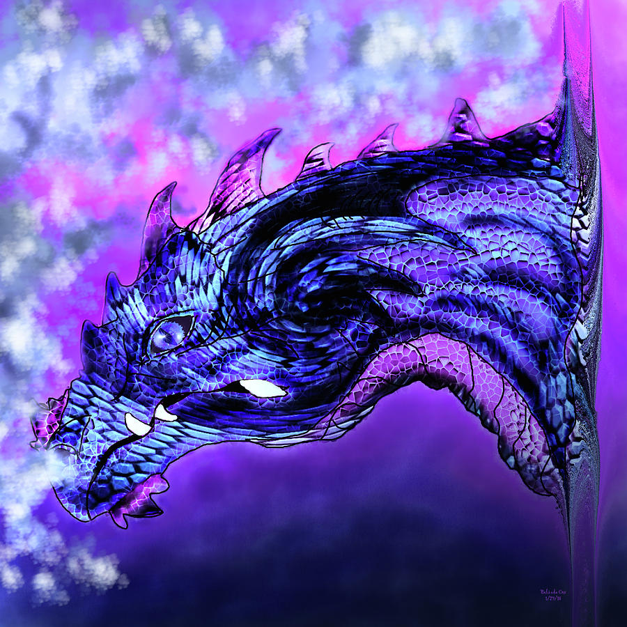 Dragon Fantasy Digital Art by Artful Oasis