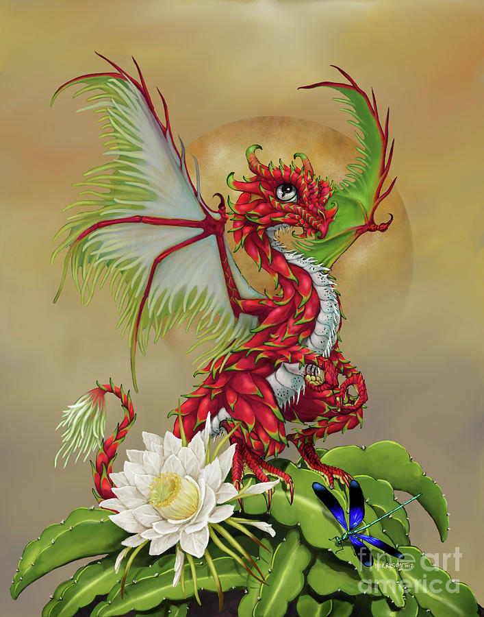 Dragon Fruit Dragon Digital Art by Stanley Morrison