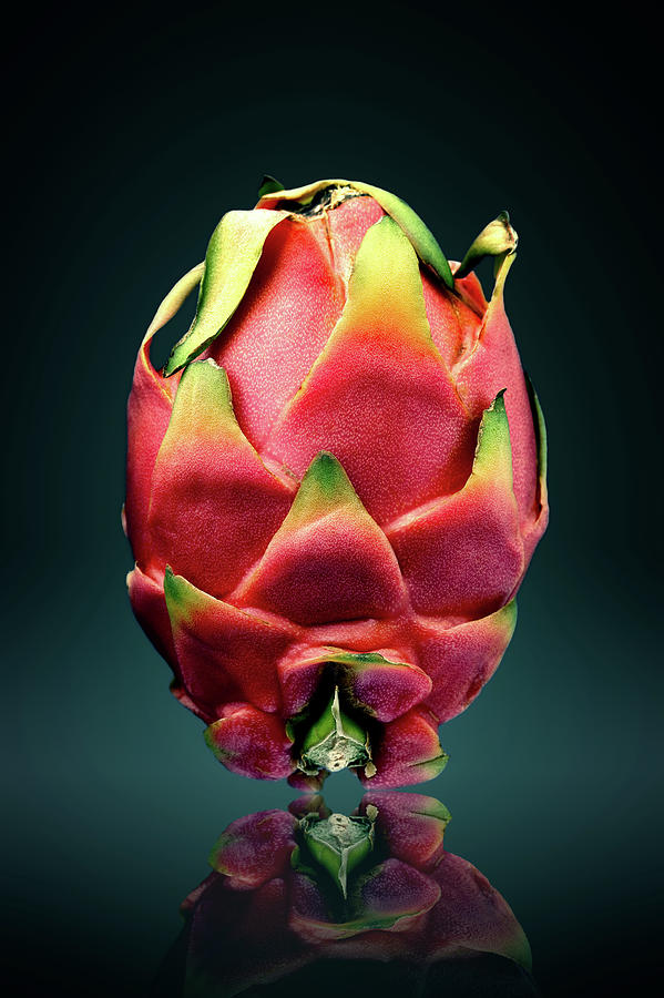 Dragon Photograph - Dragon fruit or pitaya  by Johan Swanepoel
