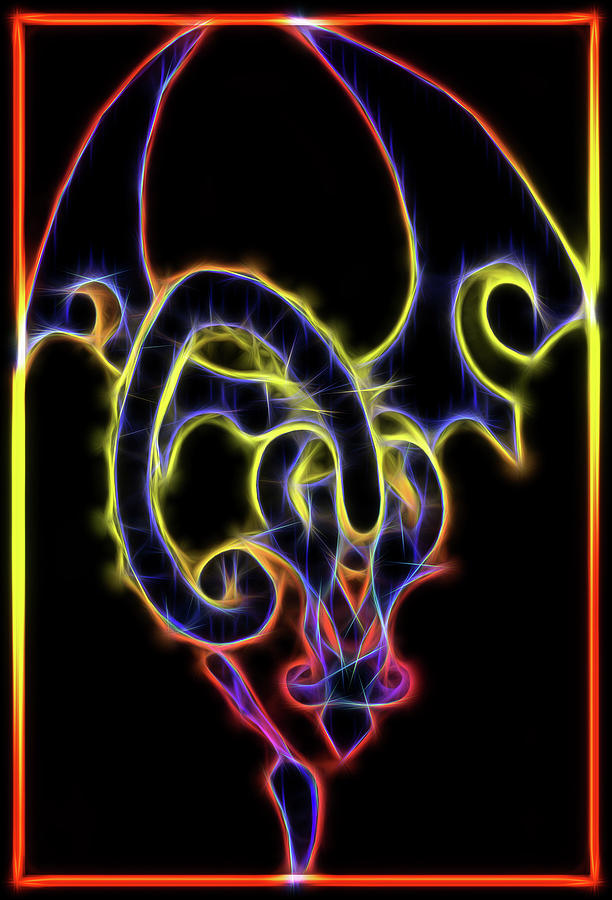 Dragon Digital Art by Gregg Ott