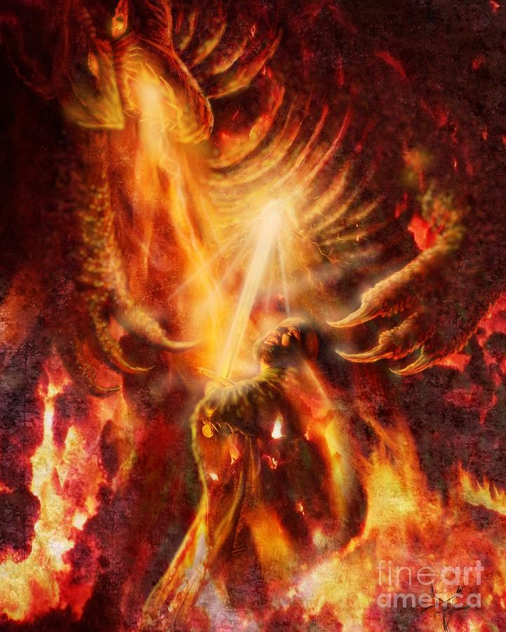 Dragon Slayer Digital Art by Dale Crum
