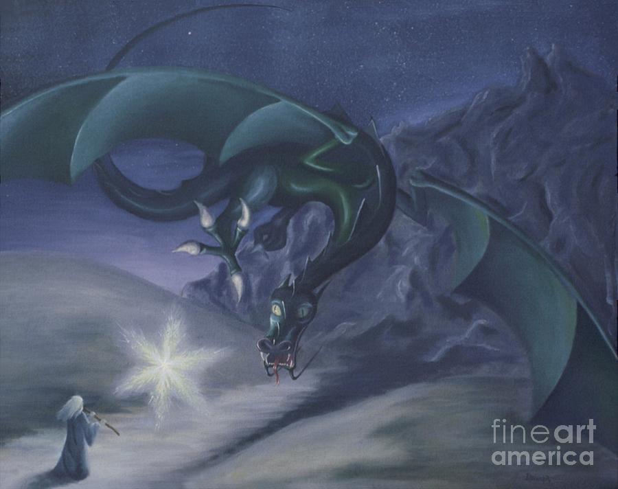 Dragon Slayer Painting by Richard Deurer