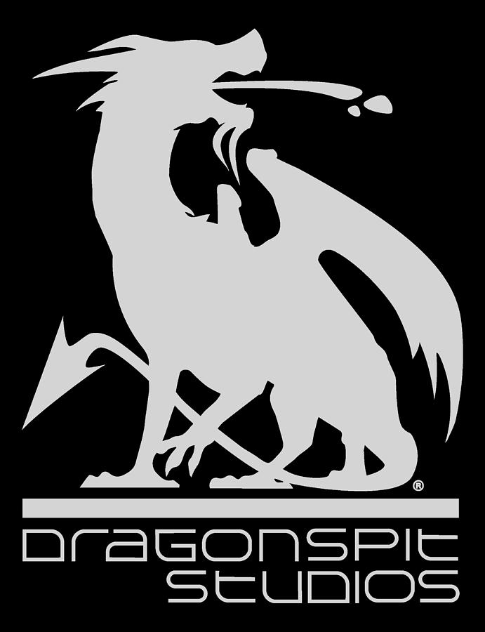 Dragon Spit Studios Logo Digital Art by CJ Schmit