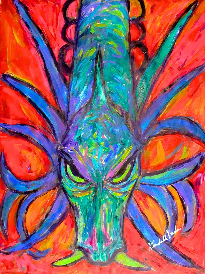 Dragon Stage Two Painting by Kendall Kessler
