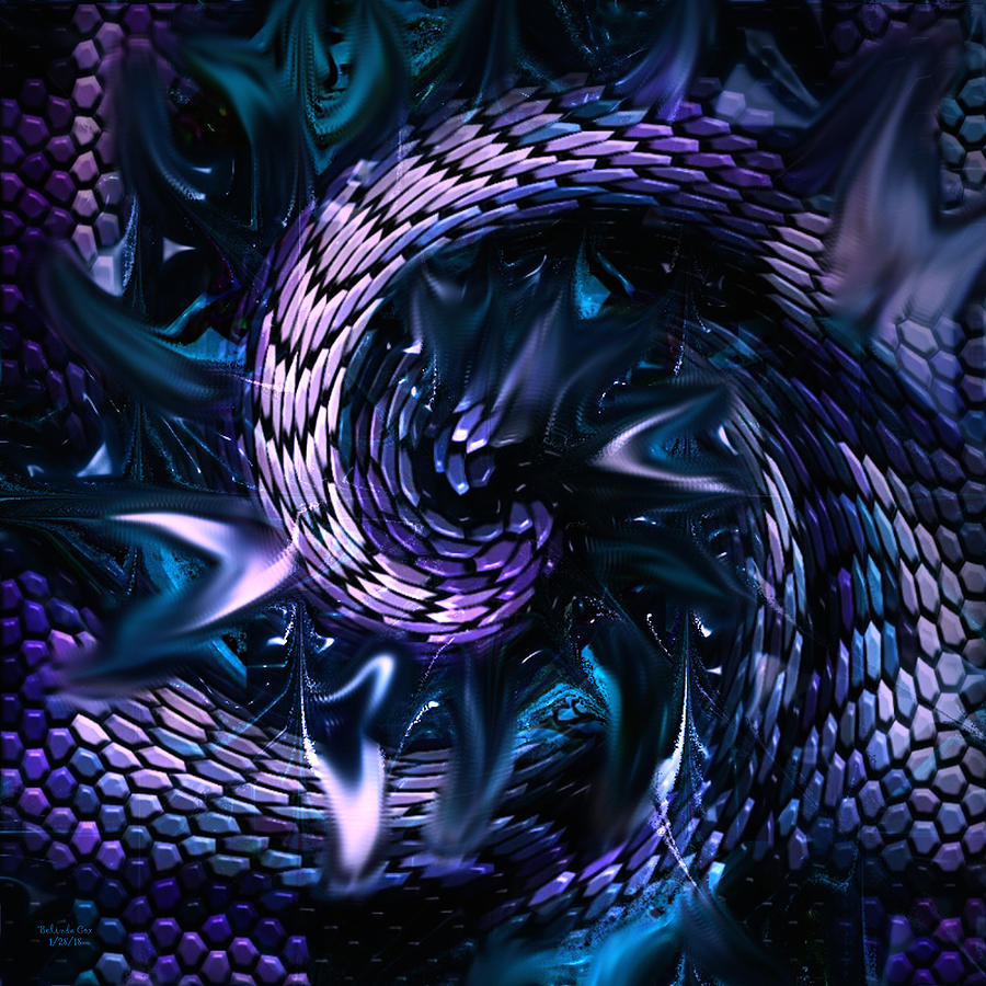 Dragon Tail Digital Art by Artful Oasis