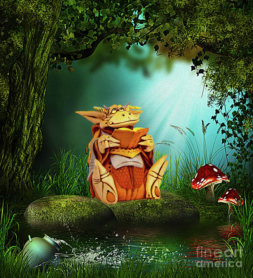 Dragon Tales Digital Art by Kathy Kelly