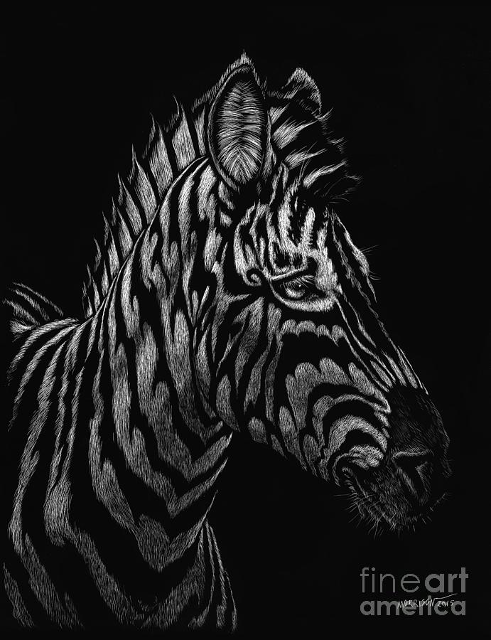 Dragon Zebra Painting by Stanley Morrison