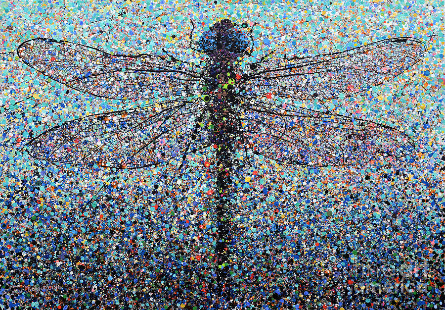 Abstract Painting - Dragonfly #1 by Michael Glass