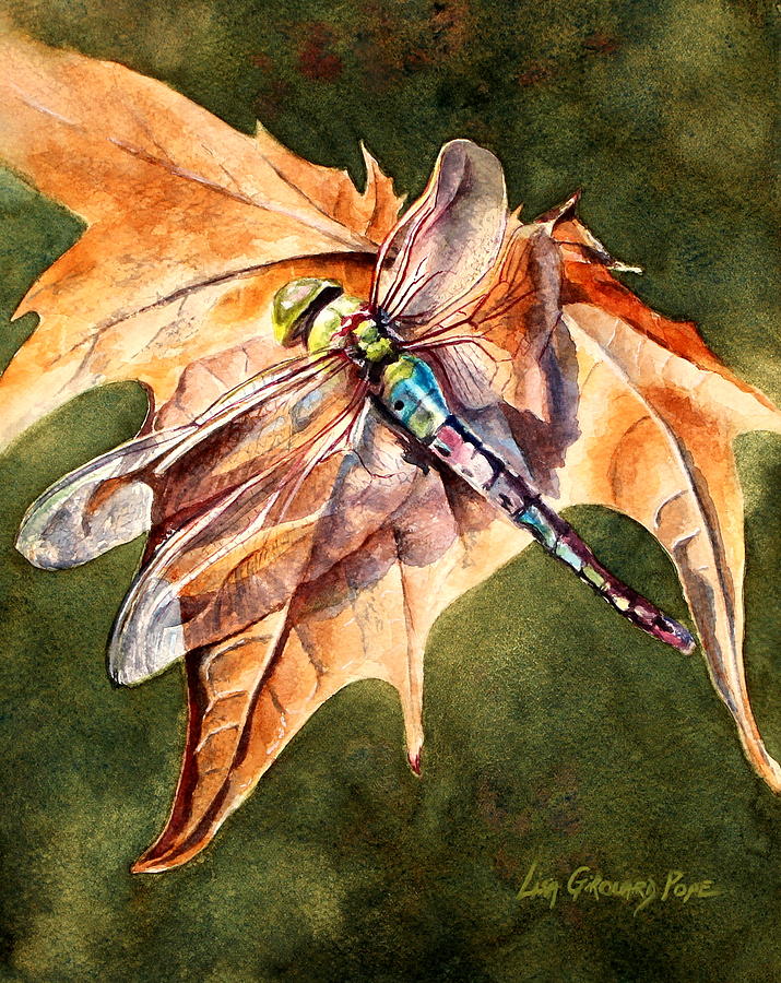 Dragonfly 2 Painting by Lisa Pope