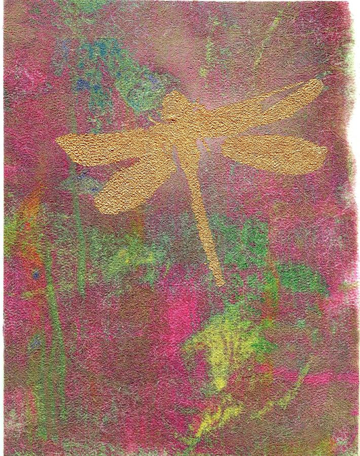 Dragonfly Energy Mixed Media by Susan Richards