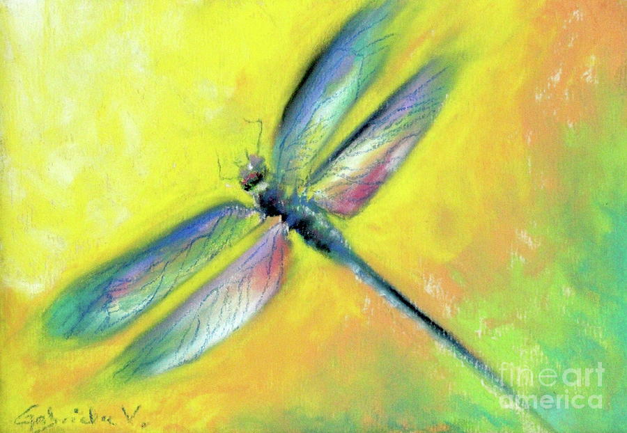 Dragonfly  Painting by Gabriela Valencia