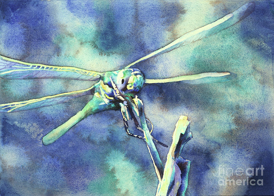 Insects Painting - Dragonfly II by Ryan Fox