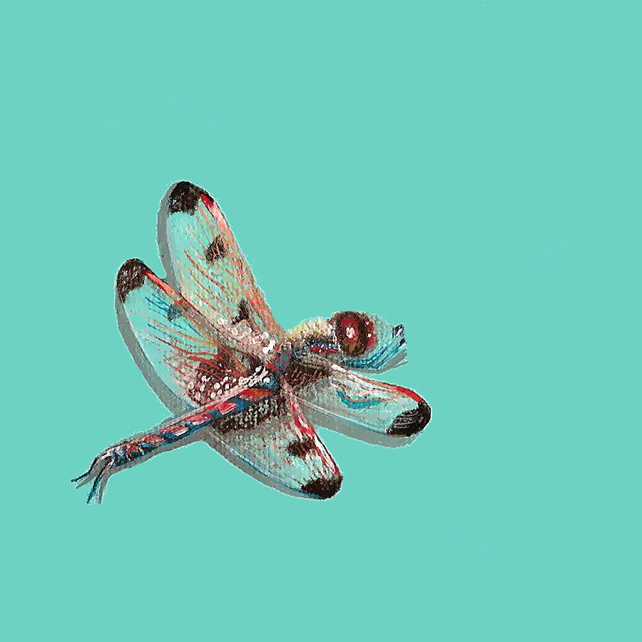 Dragonfly Painting by Jude Labuszewski