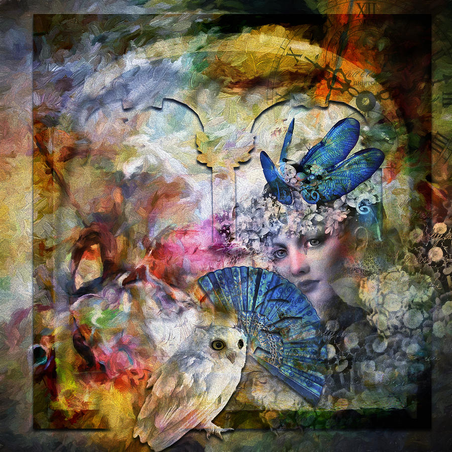 Dragonfly lady Digital Art by Sue Masterson