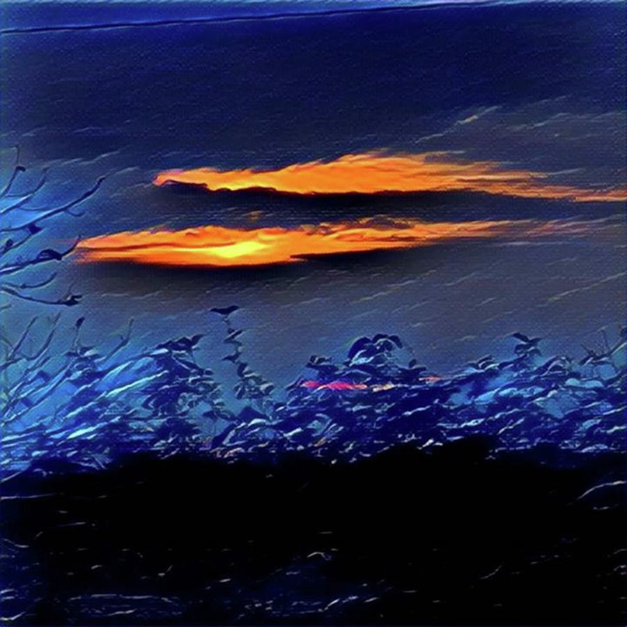 Abstract Photograph - Dragons In Evening Sky. 
@appletstag by Viaruss Ut-Gella