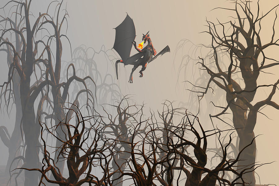 Dragons lair Digital Art by Claude McCoy